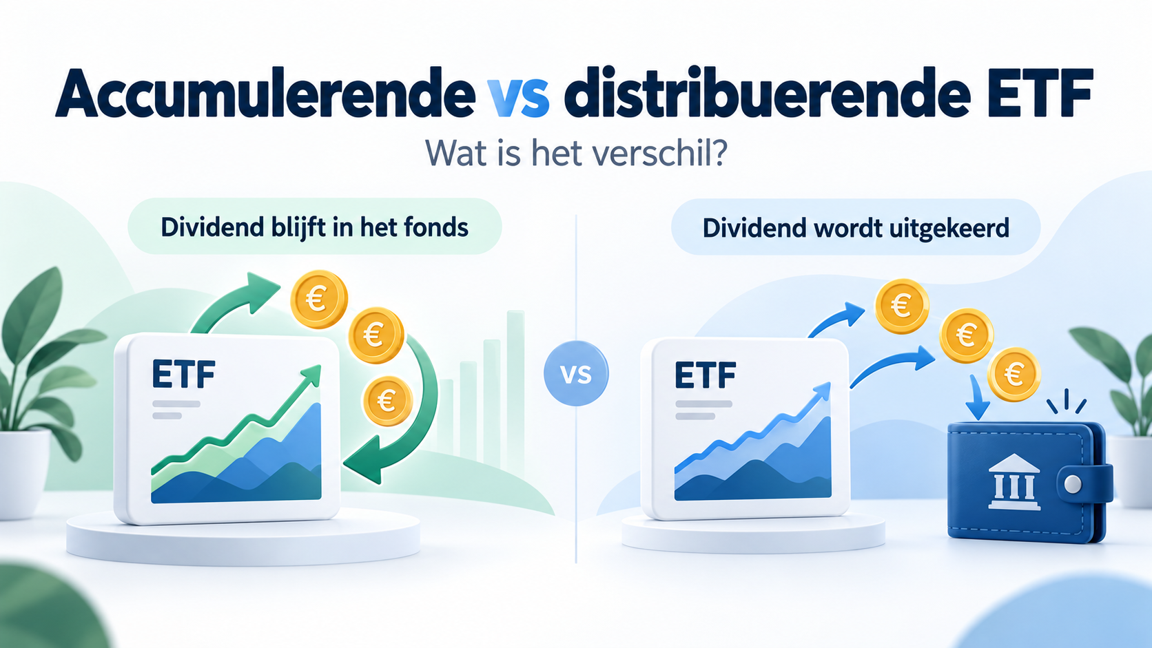 Accumulerende vs distribuerende ETF: wat is het verschil?